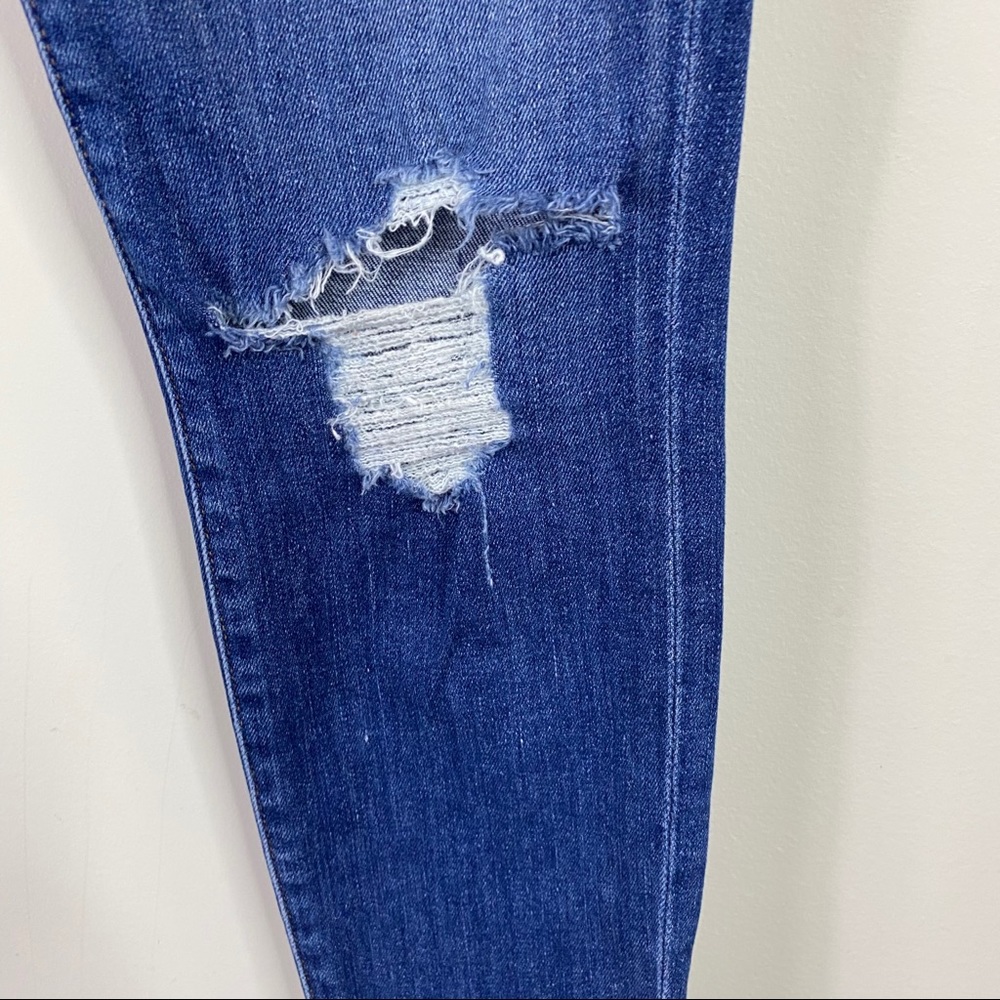 Frame Distressed Le High Skinny Jeans Size 26 - Picture 8 of 16